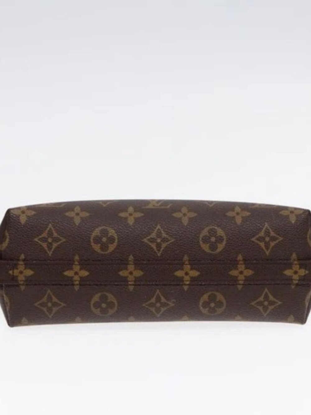 LOUIS VUITTON Monogram Trousse Demi Ronde Cosmetic Pouch M47520 LV Auth 87600 - Picture 6 of 15